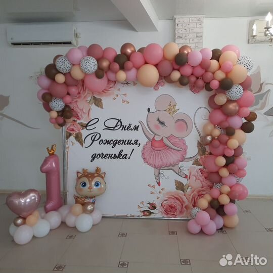 Фотозона баннер на день рождение