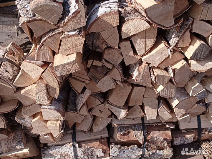 Дрова на мешках