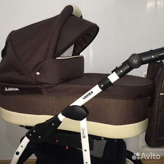 Коляска Verdi Laser 3в1 коричневая