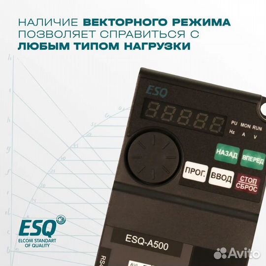 Частотный преобразователь ESQ-A500 5.5 кВт 380В