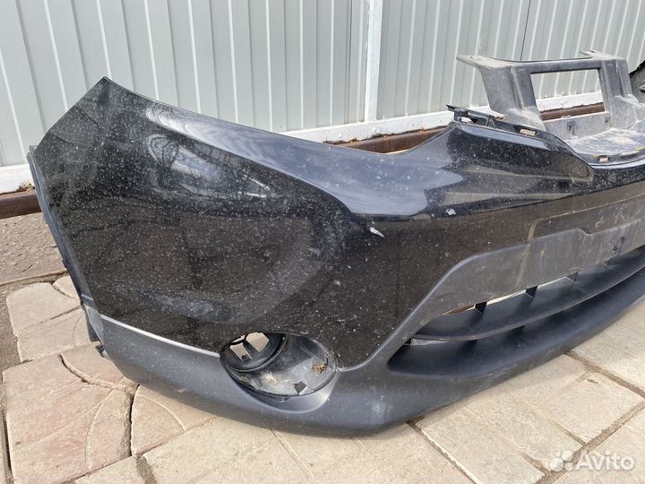 Передний бампер на nissan qashqai