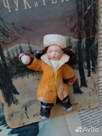 Ватные ёлочные игрушки новые