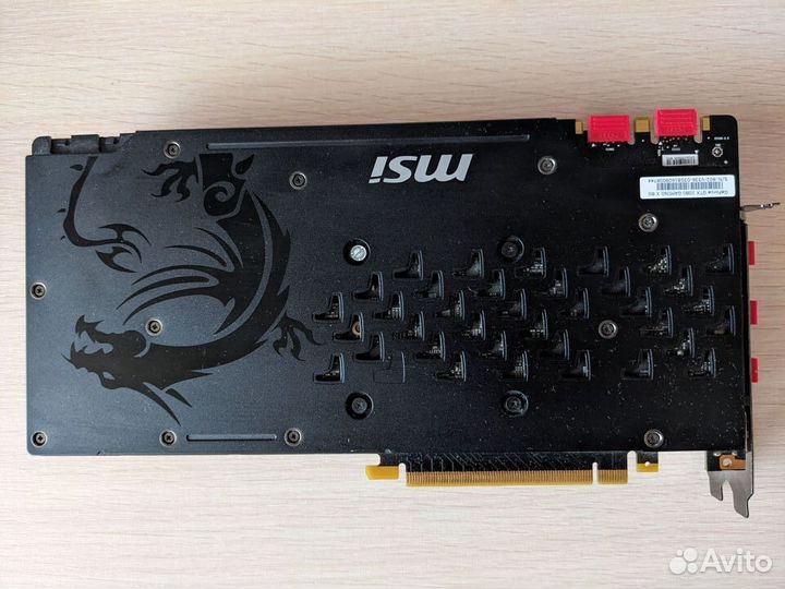 Видеокарта MSI GTX 1080 gaming X 8G