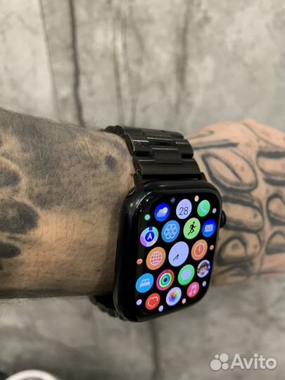 Часы apple watch 7 45 mm черные