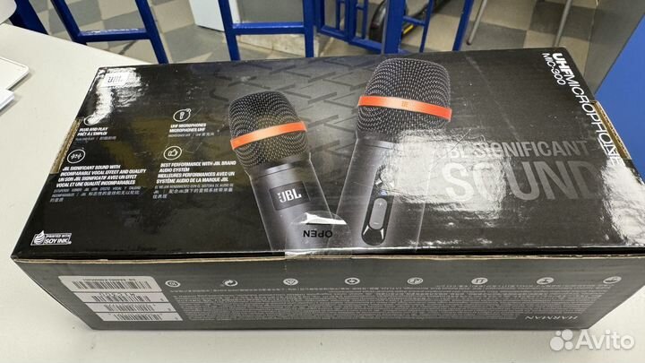 Микрофоны Беспроводные JBL 2 UHF MIC 300 Оригинал