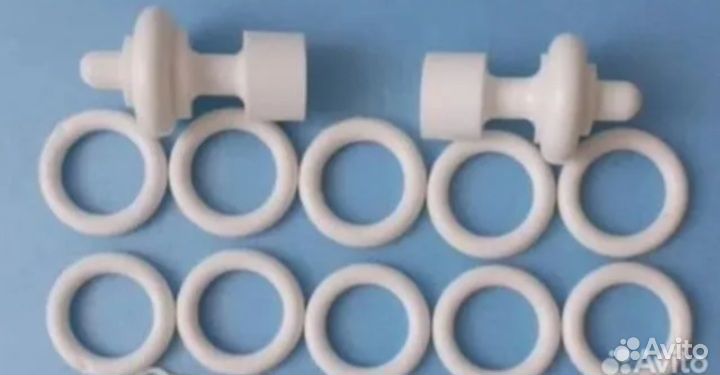 Кольца, крючки, наконечники для гардины