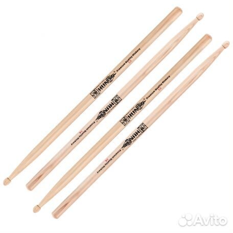 Барабанные палочки HUN 5A орех гикори, деревянный