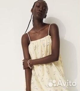 Сарафан hm льняной L-XL