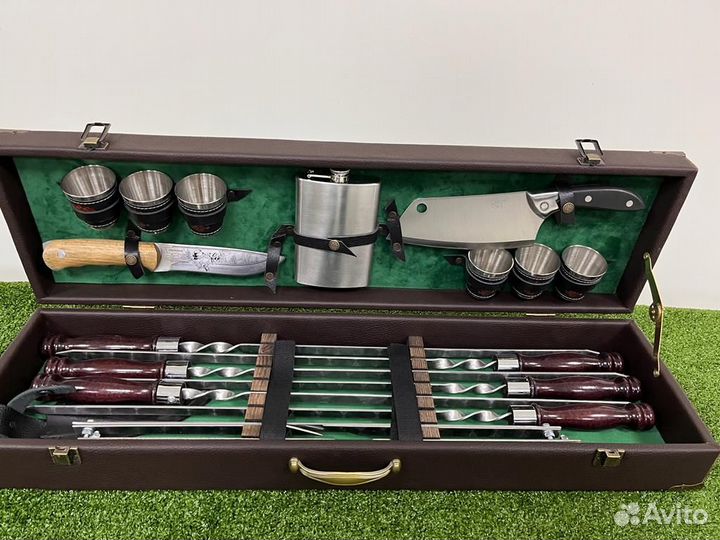 Подарочные шампура в кейсе