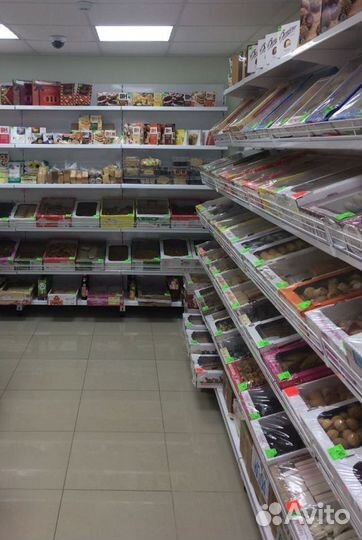 Торговые стеллажи для магазина кондитерского