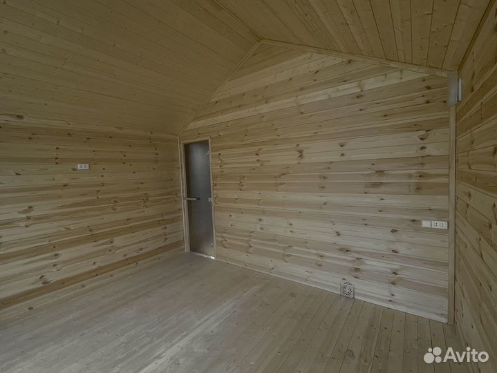 Баня в стиле барнхаус 4*3,5