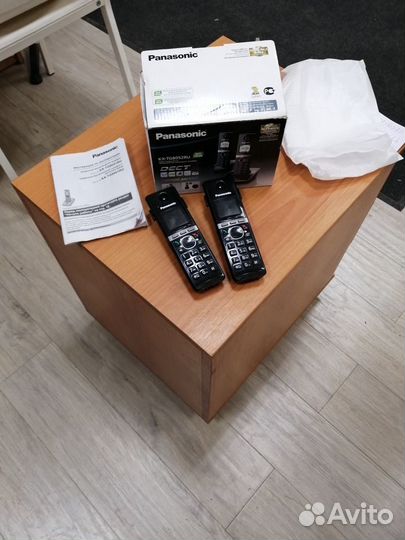 Телефон беспроводной (dect) Panasonic KX-TG8052RUB