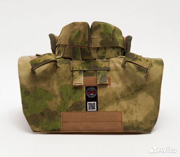 Защита шеи на бронежилет цвет мох