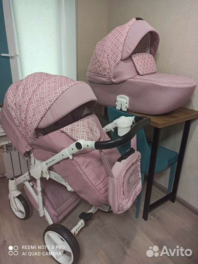Коляска 2 в 1 adamex luciano