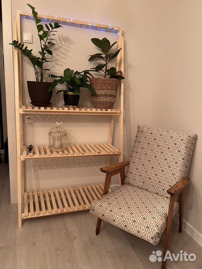 Стеллаж деревянный для цветов