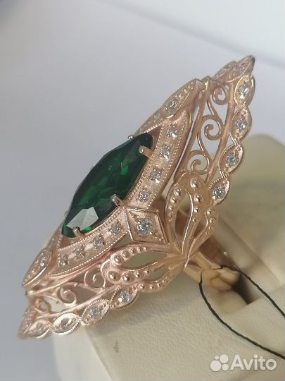 Кольцо золото 585 вес 12,9 р-р 18,75 (6661)