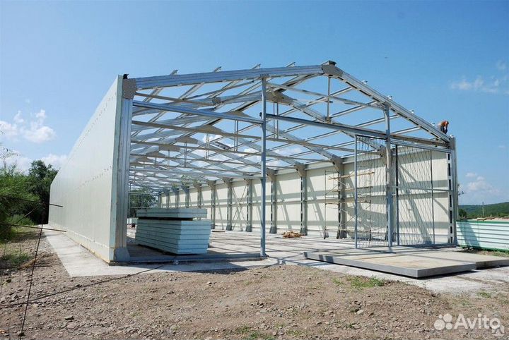 Быстровозводимые промышленные помещения под ключ