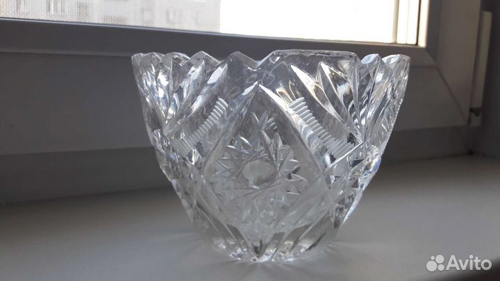 Хрусталь вазочка