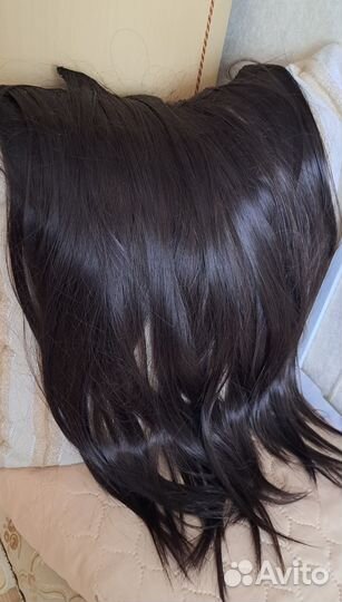 Искусственные пряди волос на заколках новые