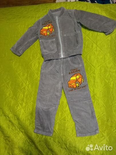 Вельветовый костюм для мальчика размер 86 см., воз