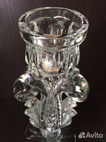 Подсвечник хрустальный