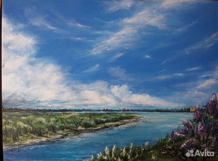 Картина маслом пейзаж