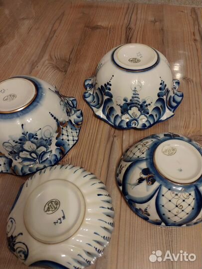 Салатник Гжель