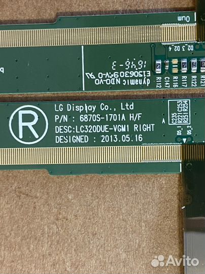 Lg 32lj610v планки матрицы