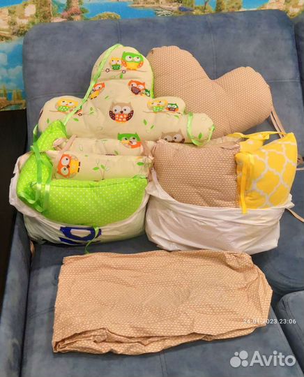 Защитный бортик для детской кровати