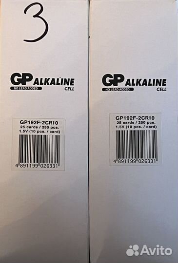 Батарейки GP Alkaline Cell 192, LR41, V3GA