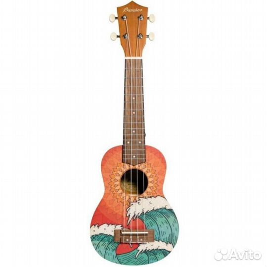 Укулеле Bamboo BU-21 Orange Wave