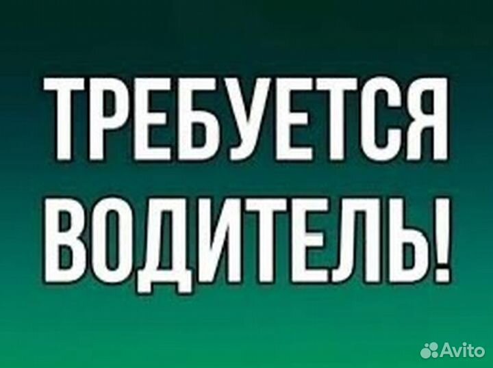 Требуется водитель на авто фирмы категории B