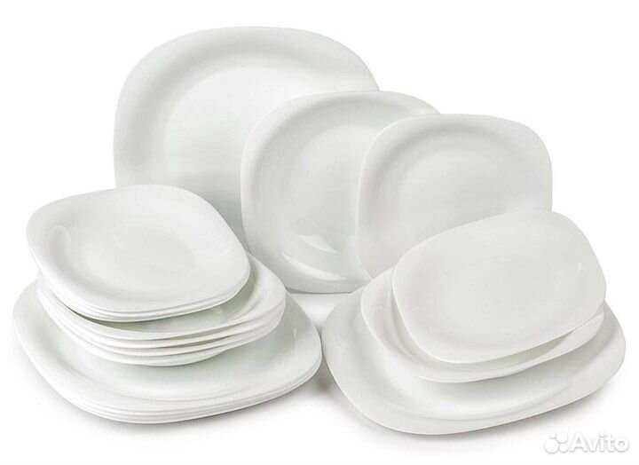 Столовый сервиз Luminarc (белые тарелки)