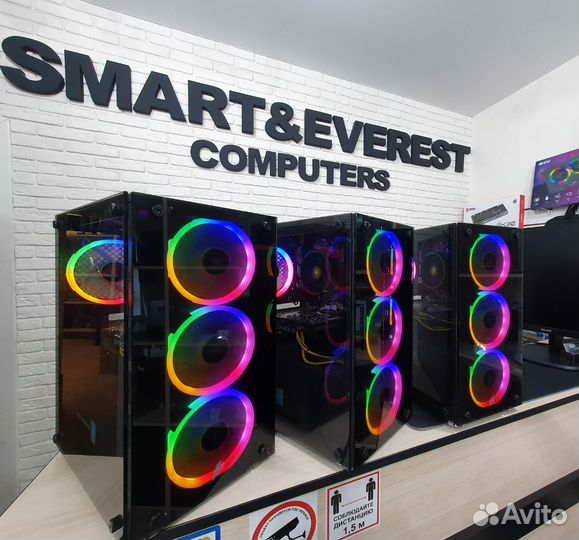 Игровой Хит ryzen 5+RTX 2060 super 8G Успeй kупить