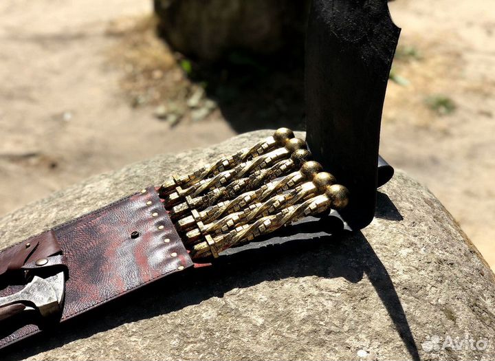 Подарочный шашлычный набор ручной работы