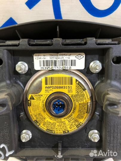 Подушка безопасности руль renault sandero 1 1.6 мт