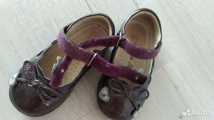 Туфли на девочку 21 размер