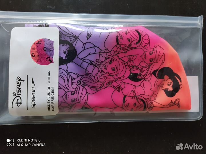 Шапочка для бассейна для девочки новая