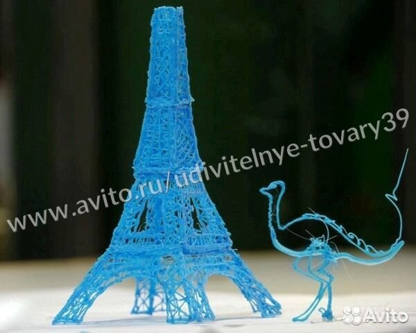 3D ручка MyRiwell RP-100B LCD, розовая