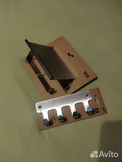 Держатель для туалетной бумаги, планка с крючками