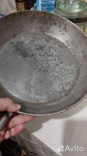 Чугунная сковорода СССР бу