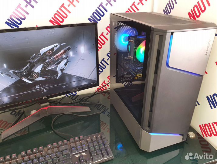 Игровой пк i5 7400/16гб DDR4/GTX1060/SSD