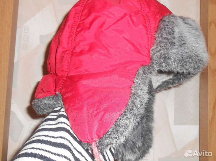 Шапка зимняя теплая, на 5-7л