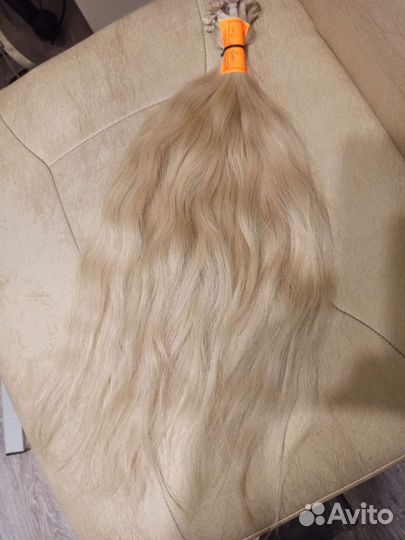 Волосы для наращивания 50 см блонд