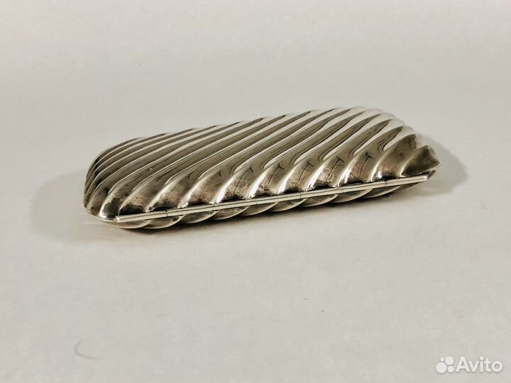 Портсигар антик серебро 1887 год