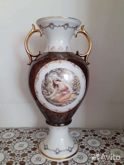 Ваза Дитмар Урбах винтаж Чехословакия