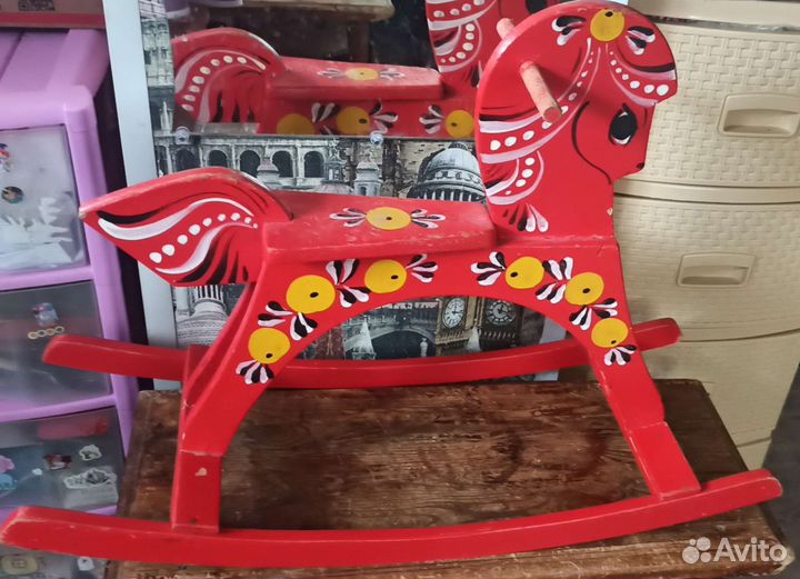 Лошадь качалка СССР