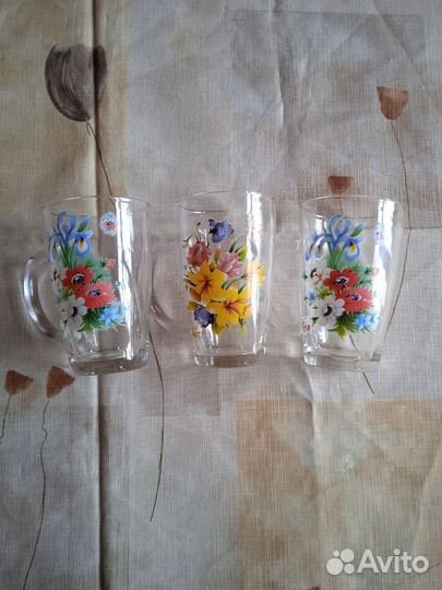 Кружки стеклянные СССР
