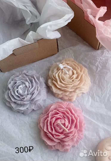 Эко свечи ручной работы из кокосового воска