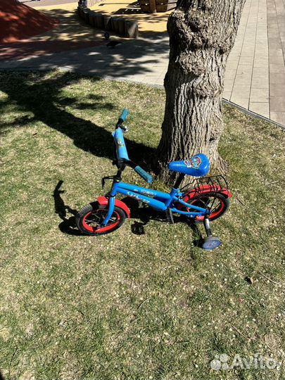 Велосипед 12 щенячий патруль